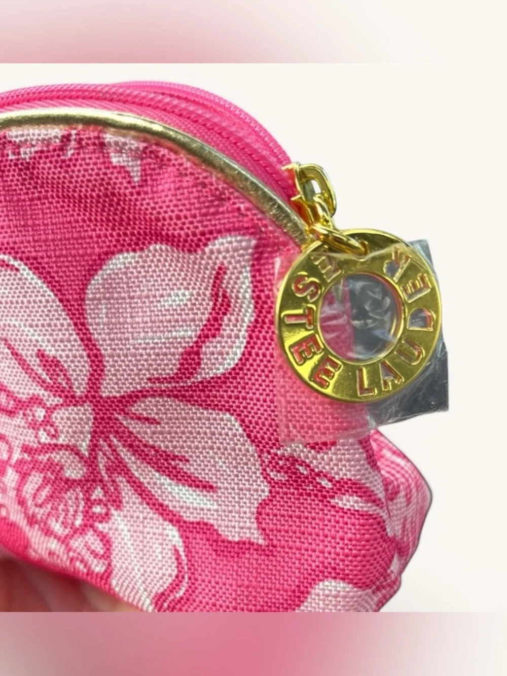 Lilly Pulitzer for Estee Lauder Pink Floral Women's Bag